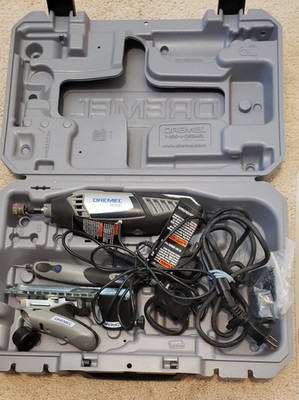 DREMEL 4000 & 2050 ROTARY TOOL LOT SET W/ CASE & ACCESSORIES