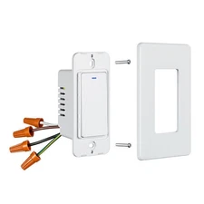 1X US Standard ZigBee WiFi Smart Switch Push Button Smart Life APP RemoteControl