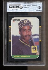 Barry Bonds Rookie Cards and Autograph Memorabilia Guide 19