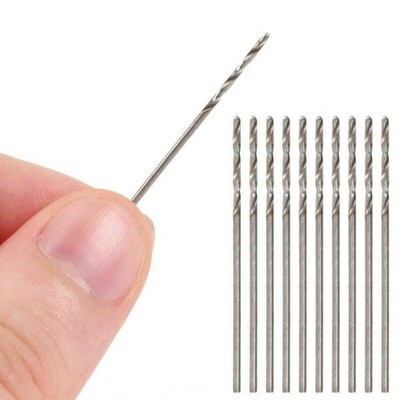 20 Pcs 0.5 Mm HSS Micro Twist Drill Bit, Mini High Speed Steel Drill for Wood, P