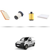 Hoffcar Wartungskit - 4 Filter Kompatibel Mit Citroen Nemo 1.3 Hdi 55Kw Ab 2