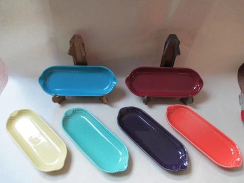 6 - Retired Colors Fiesta Corn/Utility Trays