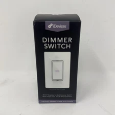 iDevices IDEV0009 120VAC Wi-Fi Enabled Smart Dimmer Switch - White