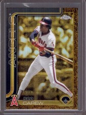 ROD CAREW 2025 Topps Gilded Collection #115 Chrome #35/99