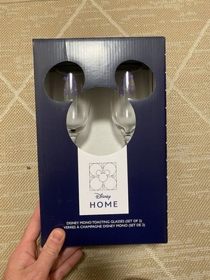 Disney Home Champagner Glas Sekt Gläser Mono Toasting Set Glasses 2 Stück OVP