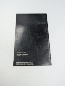 Chuck Rock Sega CD MANUAL ONLY