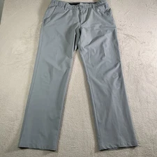 Under Armour Pants Mens 34x32 Gray Match Play Golf Stretch Tapered Performance