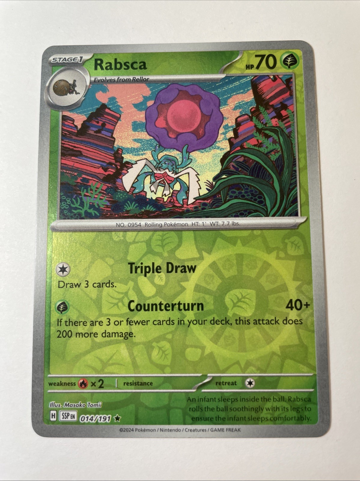 Rabsca 014/191 - Sv08: Surging Sparks Reverse Holo (NM)