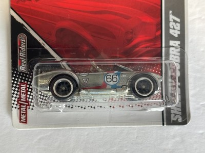 2011 HOT WHEELS GARAGE SHELBY COBRA 427 #6/20 METAL/METAL WITH REAL RIDERS