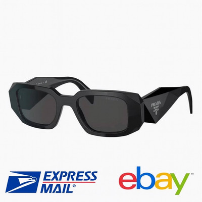 Prada 17WS Sunglasses Black | Authentic Designer Luxury Shades | Unisex Fashion 