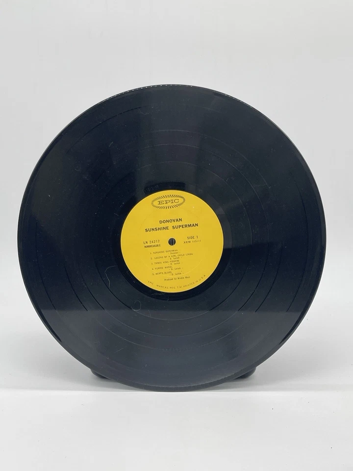 DONOVAN SUNSHINE SUPERMAN 12" LP VG+ VINYL RECORD EPIC - Image 4 of 4