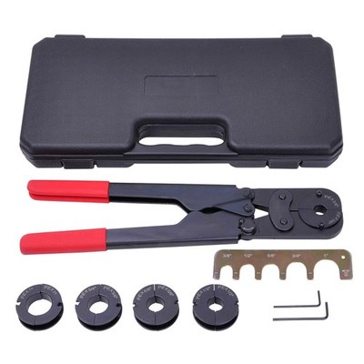 Yescom 5in1 PEX Crimping Tool Repair Kit for 3/8'' 1/2'' 5/8'' 3/4'' 1'' Copper Ring