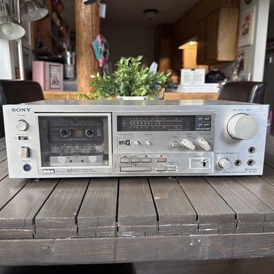 Sony TC-K71 3 Head Dual Capstan Cassette deck AC120V 60Hz Silver Vintage Japan