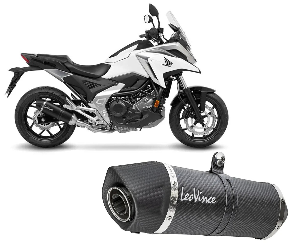 Exhaust Muffler Leovince LV ONE EVO CARBON FIBER for HONDA  NC 750 X 2021 > 2024