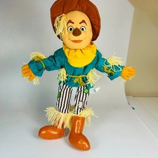 Vintage The Wizard of Oz Scarecrow 17" Plush Doll Turner Entertainment Co.