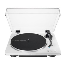Audio-Technica AT-LP70X Turntable Aluminum Die-Cast Phono EQ White Silver