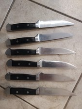 SIX.. Original Collectible Capital Grille Steak Knives Lot Of 6. Serated Blades