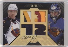 2008-09 UD Black Dual Player Jerseys Gold 16/25 Ilya Kovalchuk Kari Lehtonen 2d8