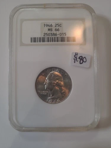 1946-P Washington Quarter — photo from the most recent tracked eBay sale
