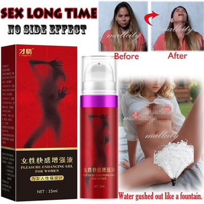 Intense Orgasmic Gel Women Ascending Orgasm Gel Sexual Drop Exciter Climax +Lube