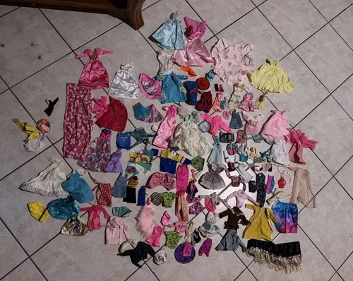VINTAGE 1960's-90's Barbie Doll Clothes 200+, And Accessories.