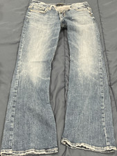Silver Jeans Bootcut Jeans Slim Fit Blue Medium Wash Stretch Denim Women's