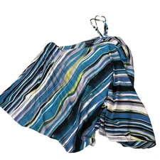 Bold Elements Cut To Curve Blouse Women's XL Asymmetrical Tank Top Colorful