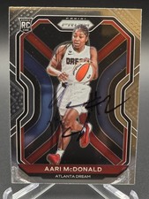2021 Panini Prizm WNBA - Aari McDonald #91 (RC) In Person Auto