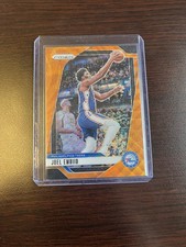 Panini Prizm Joel Embiid Orange Wave Prizm #28/60 2024-25 76ers NBA