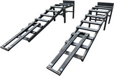 MajdTech 2 x Car Ramps with Extensions - Unpainted, 4000kg Capacity, 330mm High