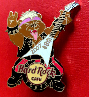 HRC Hard Rock Cafe Tokyo Rocker Bear Series 2007 No2 Flying V Punker LE300