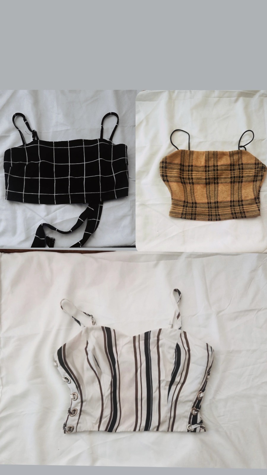 Speghetti Strap Crop Top Bundle - image 1