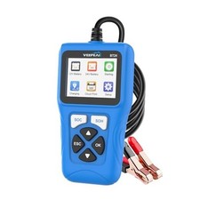 Car Battery Tester 12V 24V, 100-2000CCA Battery Load Tester Analyzer with