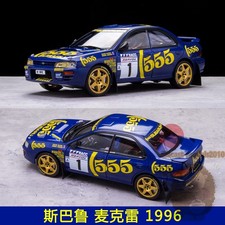 Sunstar 1:18 subaru Impreza WRC Racing Spain Alloy diecast Model Car Hobby Blue