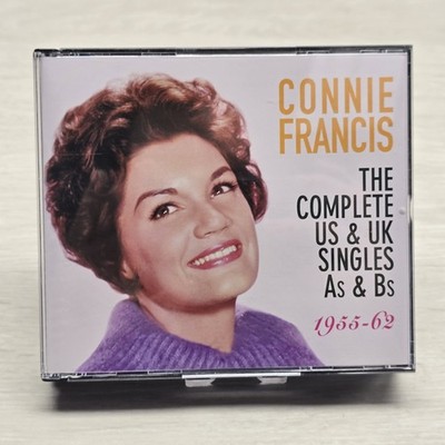Connie Francis - The Complete US & UK Singles As & Bs 1955-62 CD 3 Discs 2014 VG