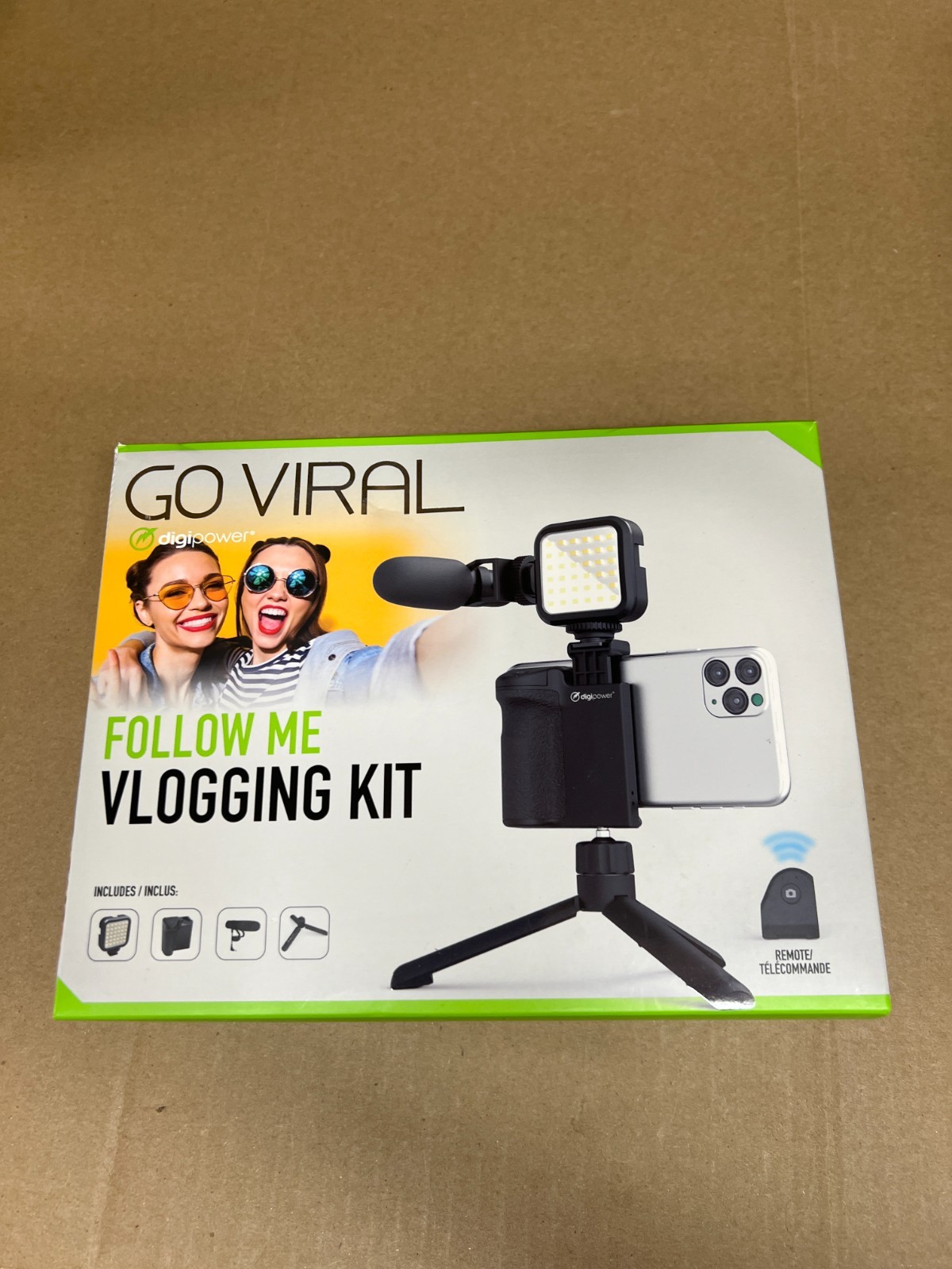 Digipower - Follow Me Vlogging Kit for Phones and Cameras NO