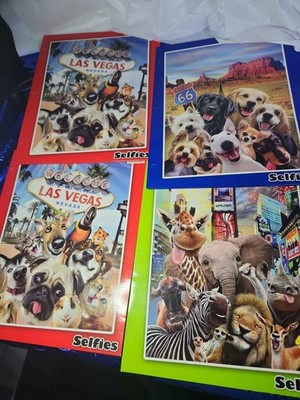 Selfies Animal Portfolio 2 Pocket Folders Lot of 4 Las Vegas Safari