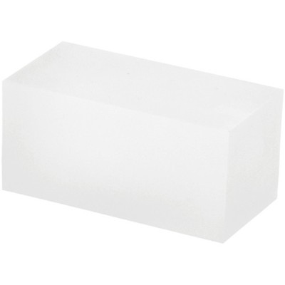 Plymor Frosted Acrylic Rectangular Display Block, 1.5'' H x 1.5'' W x 3'' D