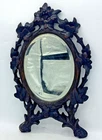 Antique German Black Forest mirror 19th century woodwork