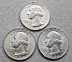 1954 PDS Washington Quarters BU