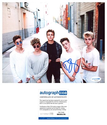 Daniel Seavey  Why Don t We  Band Signed 8x10 Photo Pop Music ACOA