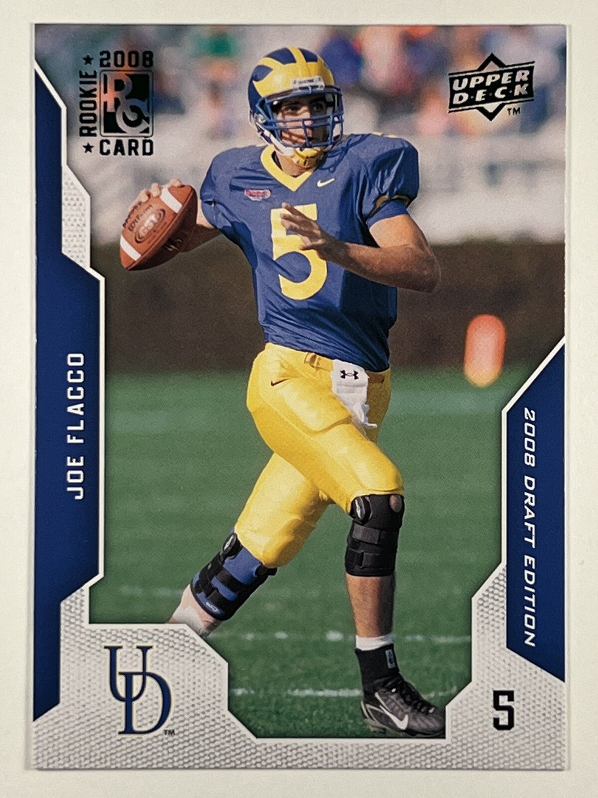Joe Flacco Upper Deck Draft Edition #50 Green