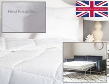 SOFA BED / PULL OUT  "QUILTED"  Fitted Mattress TOPPER  VARIOUS LENGTHS & DEPTHS