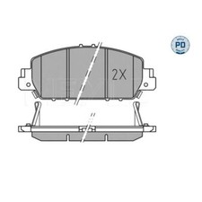 Meyle 025 257 9216 / Pd Plaquettes de Frein Disque Avant pour Honda Accord ( Ix