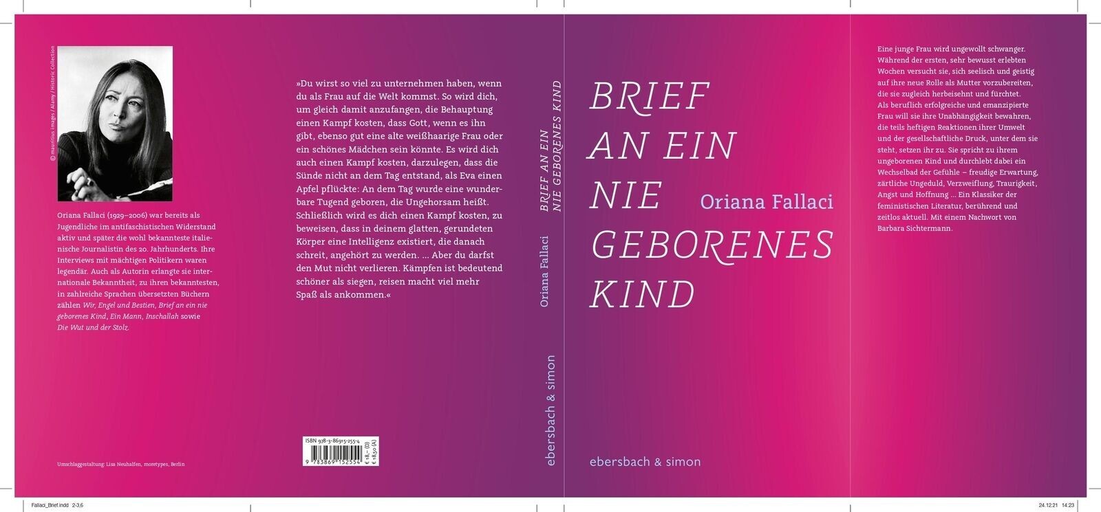 Thumbnail - Oriana Fallaci Brief An Ein Nie Geborenes Kind