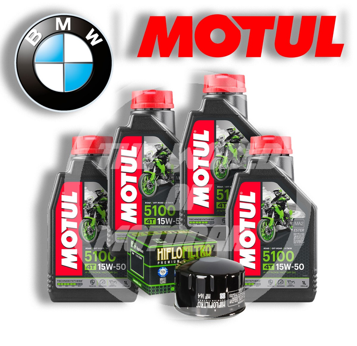 SERVICING BMW R 1200 GS From 2004 A 2009 - Oil Filter 4 L Motul 15w50 £76.48 - UK