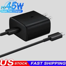45W USB-C Super Fast Charger & Cable For Motorola Razr 50 40 Ultra Edge 2024