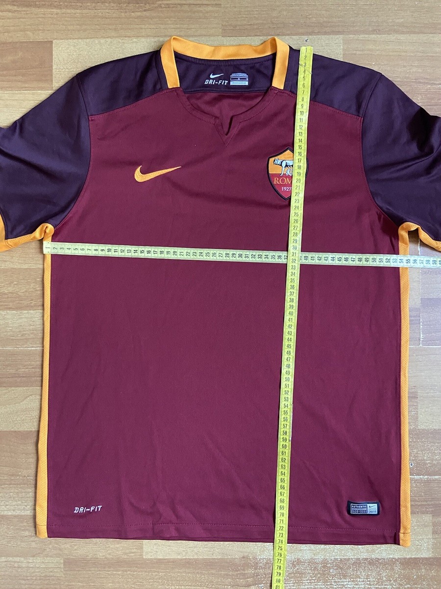 AS ROMA 2015 2016 HOME FOOTBALL SHIRT SOCCER JERSEY NIKE 658924