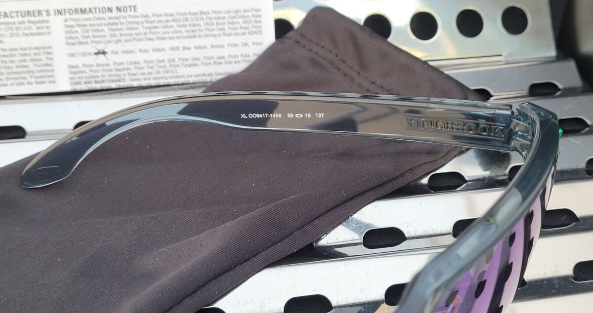 New Oakley HOLBROOK XL 9417-1459 Sunglasses Crystal Black w New Oakley HOLBROOK XL 9417-1459 Sunglasses Crystal Black w