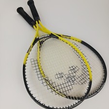 Head Tour Pro Nano Titanium Tennis Rocket Black and Yellow Design. Needs Grips